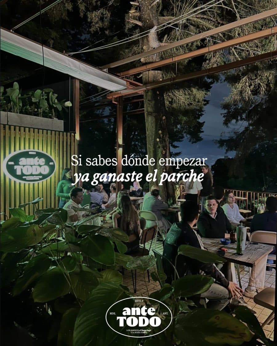 Aviso de Ante Todo encendido sobre la barra